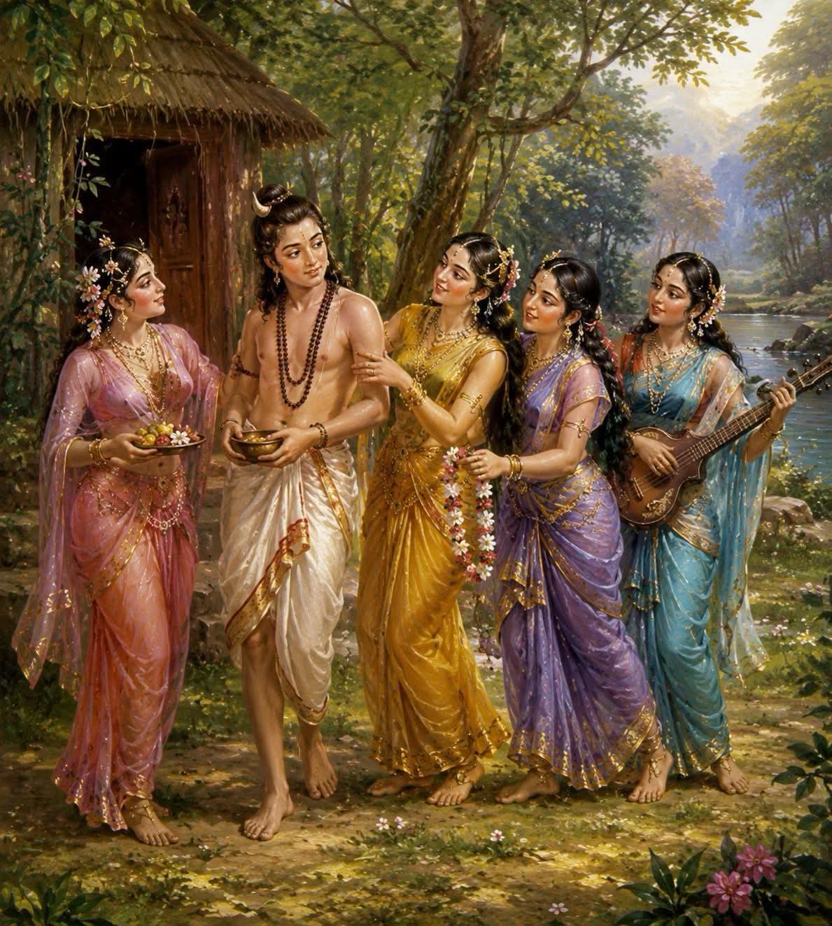 The Complete Puranic Story of Sage Rishyashringa