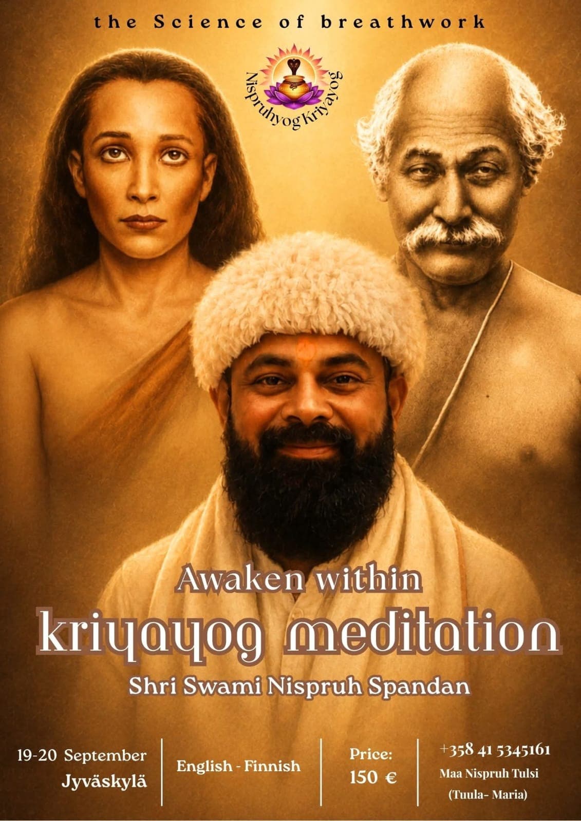 Kriya Yoga Retreat - Awaken Within event poster